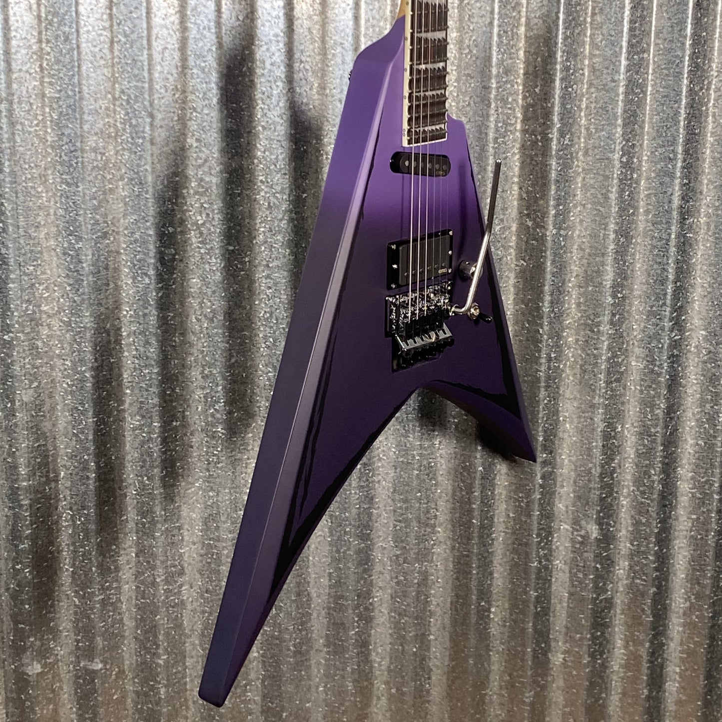 ESP LTD Alexi Laiho Ripped Sawtooth Arrow Purple Fade Satin Guitar & Case ALEXIRIPPED #3502 Used