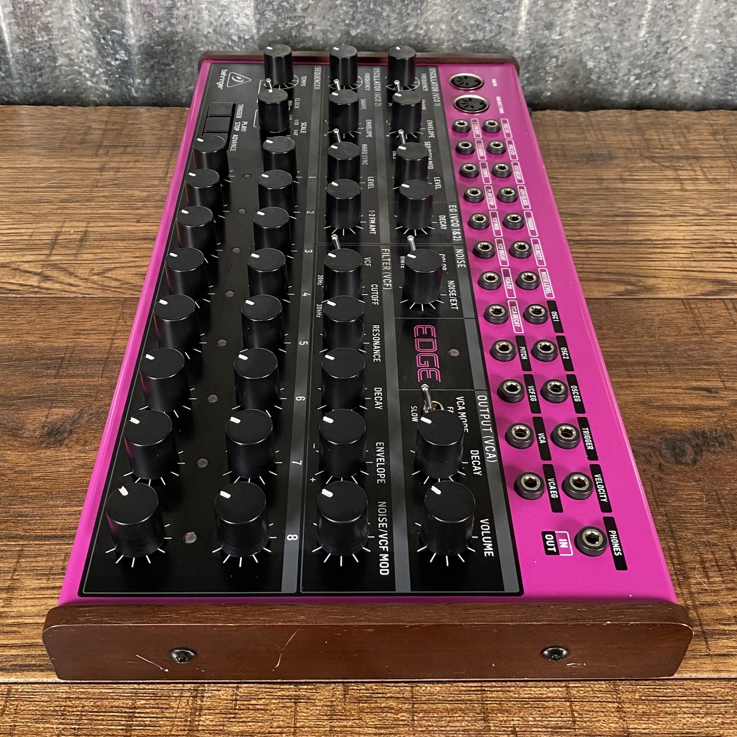 Behringer Edge Semi Modular Analog Percussion Desktop Synthesizer Drum Machine Used