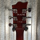 Reverend Limited Edition Manta Ray Semi Hollow Body Archtop Vintage Clear Natural Guitar #1 Blem