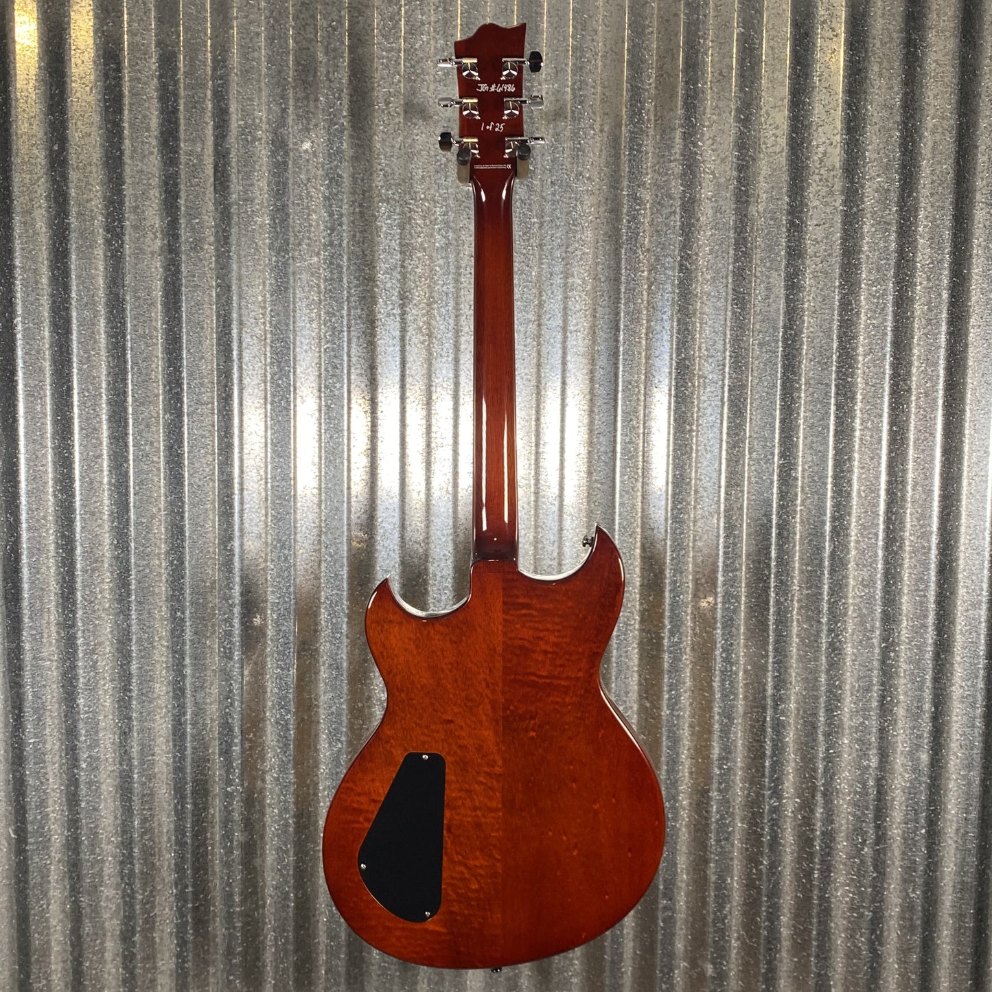 Reverend Limited Edition Manta Ray Semi Hollow Body Archtop Vintage Clear Natural Guitar #1 Blem