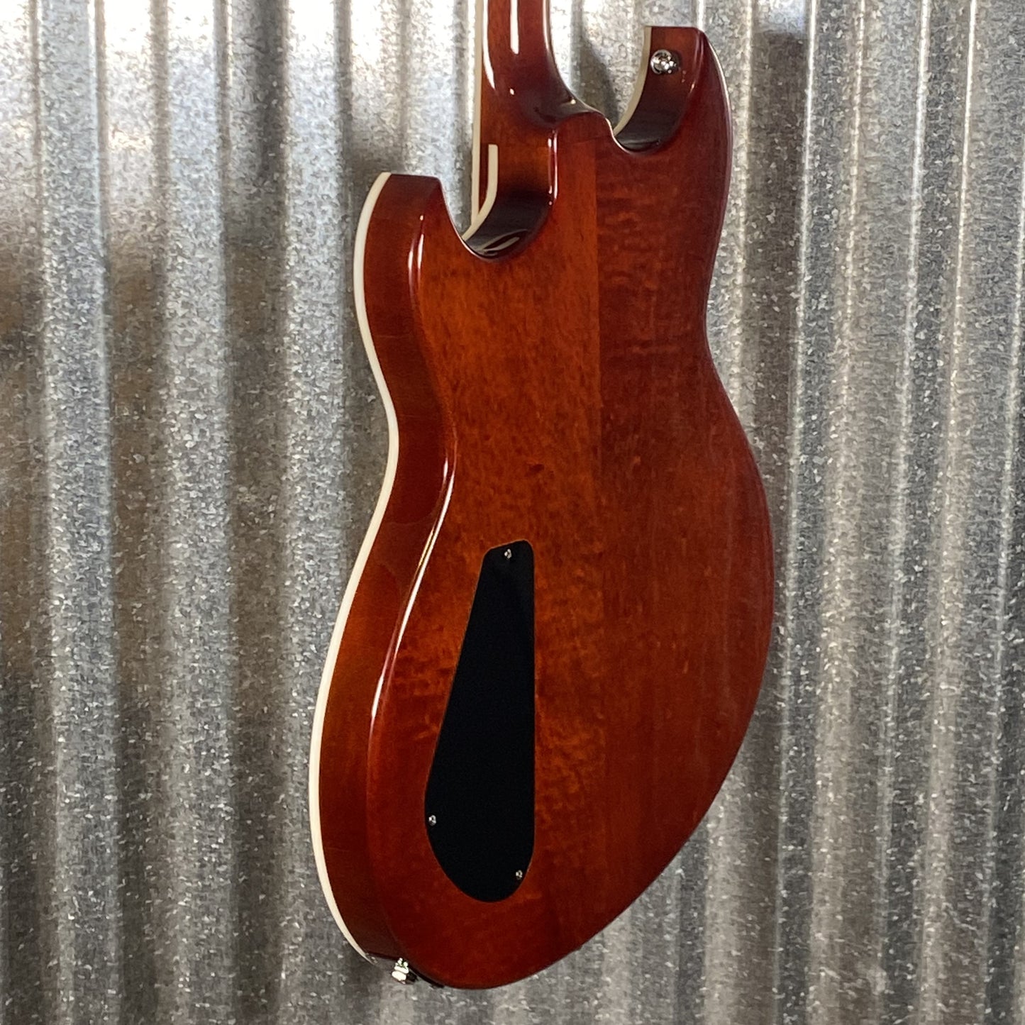 Reverend Limited Edition Manta Ray Semi Hollow Body Archtop Vintage Clear Natural Guitar #1 Blem