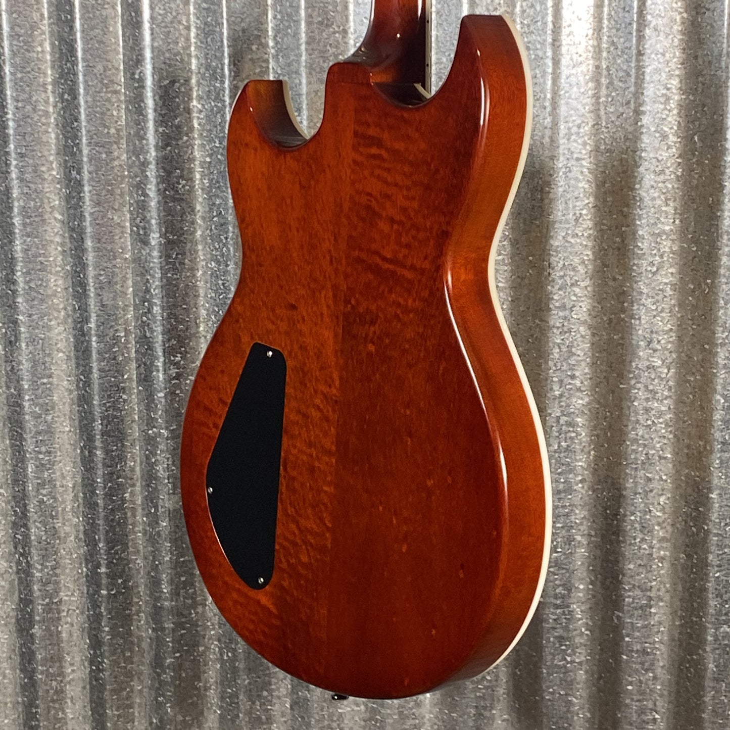 Reverend Limited Edition Manta Ray Semi Hollow Body Archtop Vintage Clear Natural Guitar #1 Blem