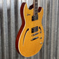 Reverend Limited Edition Manta Ray Semi Hollow Body Archtop Vintage Clear Natural Guitar #22 Blem