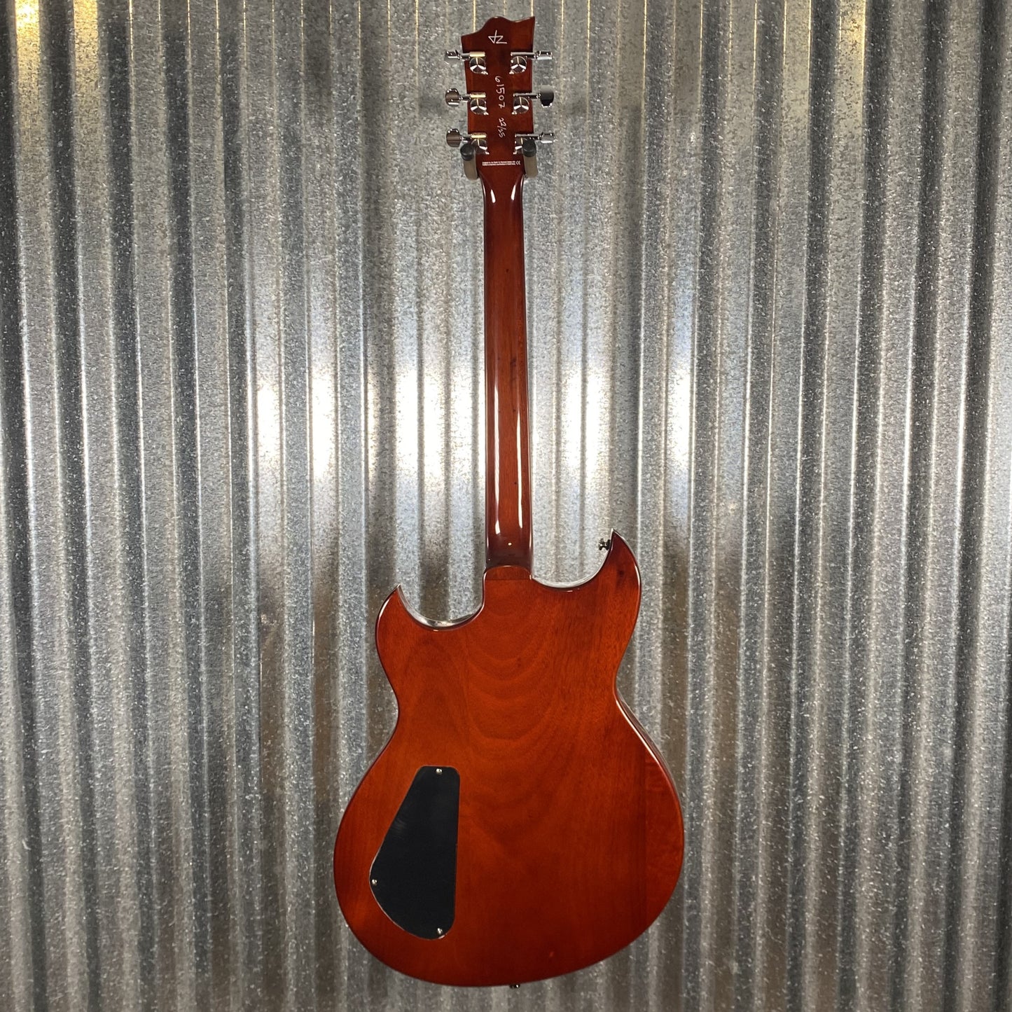 Reverend Limited Edition Manta Ray Semi Hollow Body Archtop Vintage Clear Natural Guitar #22 Blem