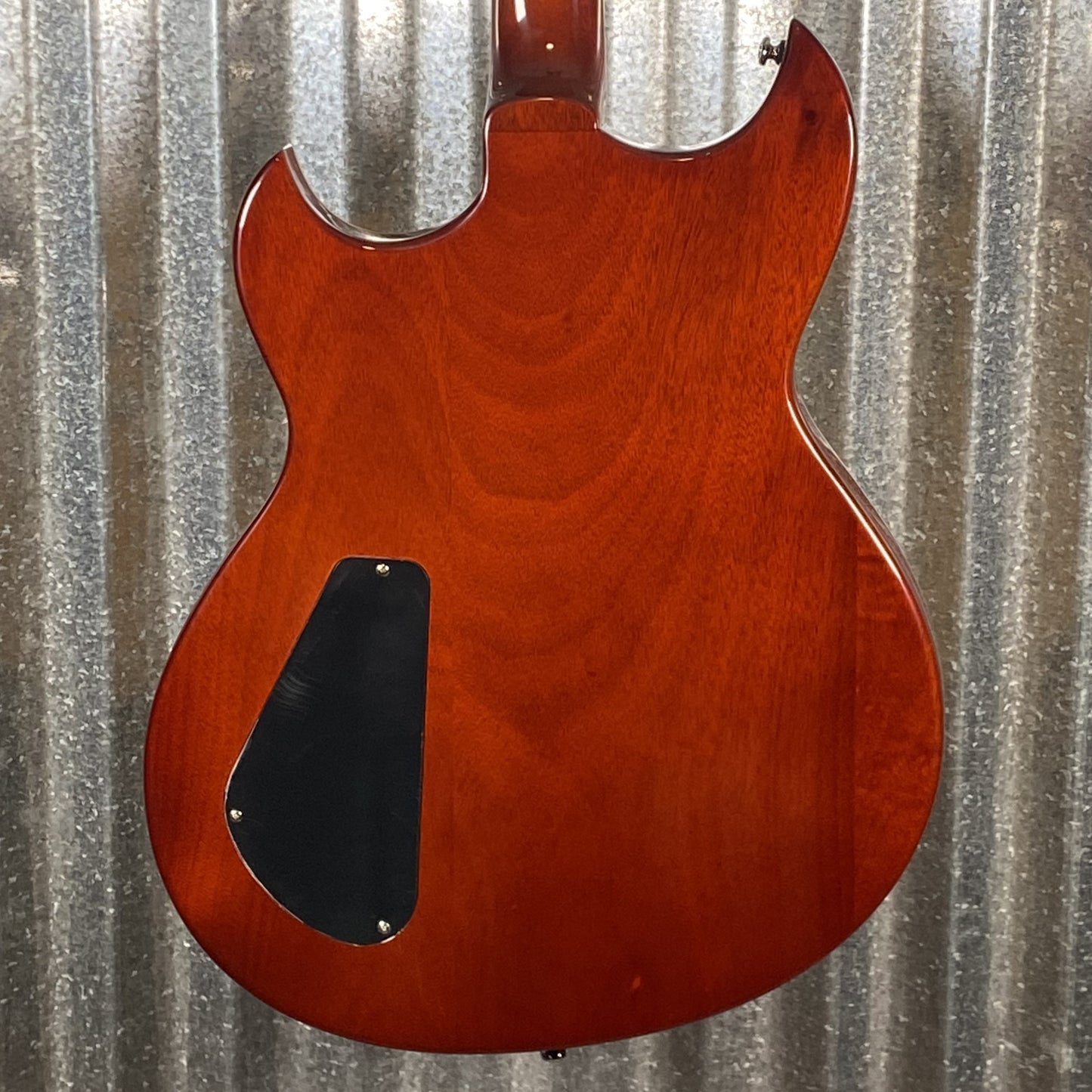 Reverend Limited Edition Manta Ray Semi Hollow Body Archtop Vintage Clear Natural Guitar #22 Blem