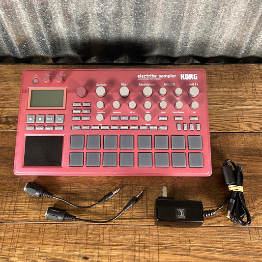 Korg Electribe 2s Red Sampler Sequencer Electribe2srd Used
