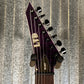 ESP LTD SH-207 Brian "Head" Welch Flame See Thru Purple 7 String Guitar LSH207FMSTP #0157 Used