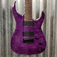 ESP LTD SH-207 Brian "Head" Welch Flame See Thru Purple 7 String Guitar LSH207FMSTP #0157 Used