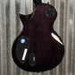 ESP LTD EC-1000 Piezo Bridge Quilt Top See Through Black Guitar #0990 Used