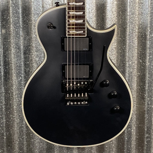 ESP LTD EC-1000FR Floyd Rose Black Satin Guitar LEC1000FRBLKS #0472 Used