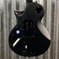 ESP LTD EC-1000FR Floyd Rose Black Satin Guitar LEC1000FRBLKS #0472 Used