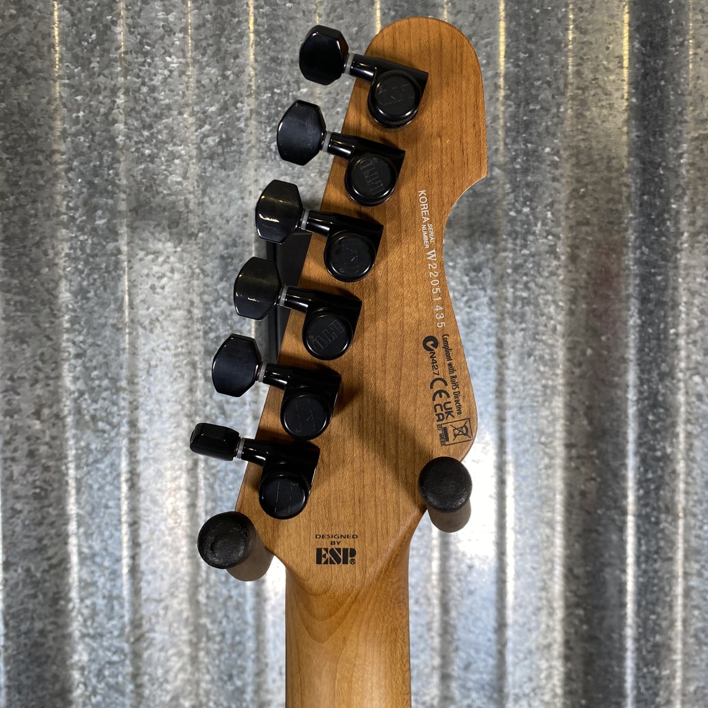 ESP LTD SN-1 Hard Tail Black Blast Guitar LSN1HTBLKBLAST #1435 Used