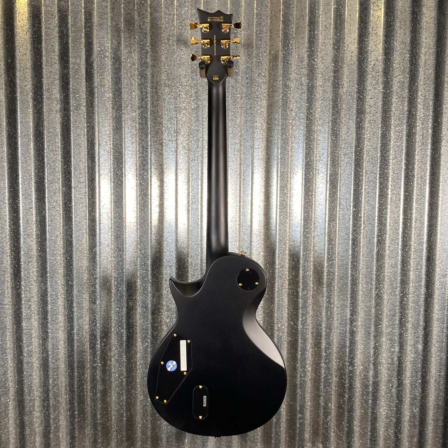 ESP LTD EC-1000 Vintage Black Satin EMG Guitar LEC1000VB #0539 Used