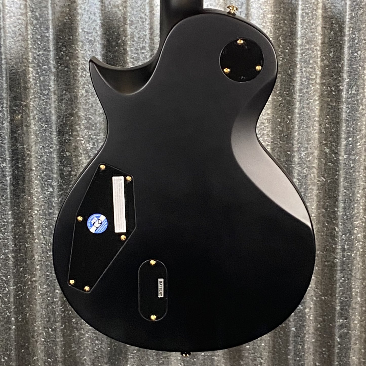 ESP LTD EC-1000 Vintage Black Satin EMG Guitar LEC1000VB #0539 Used