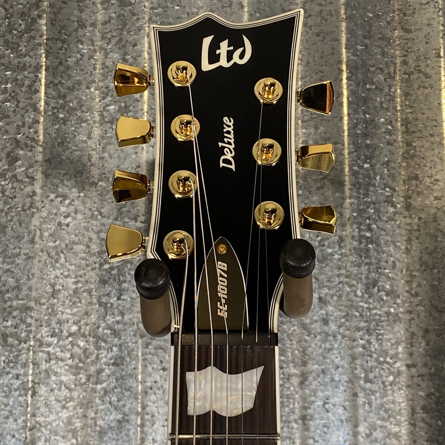 ESP LTD EC-1007B Evertune Black  Fluence 7 String Baritone Guitar EC1007ETBLK #2214 Used