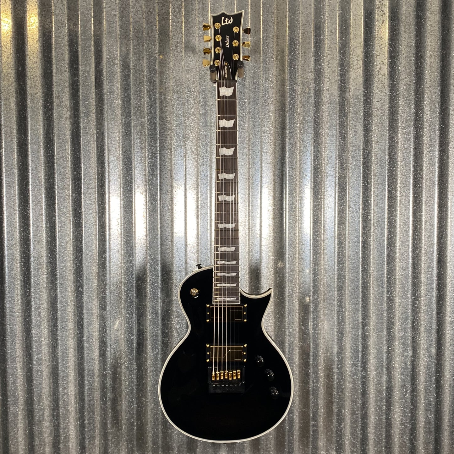 ESP LTD EC-1007B Evertune Black  Fluence 7 String Baritone Guitar EC1007ETBLK #2214 Used