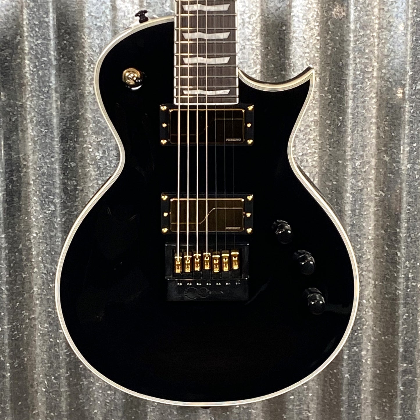 ESP LTD EC-1007B Evertune Black  Fluence 7 String Baritone Guitar EC1007ETBLK #2214 Used