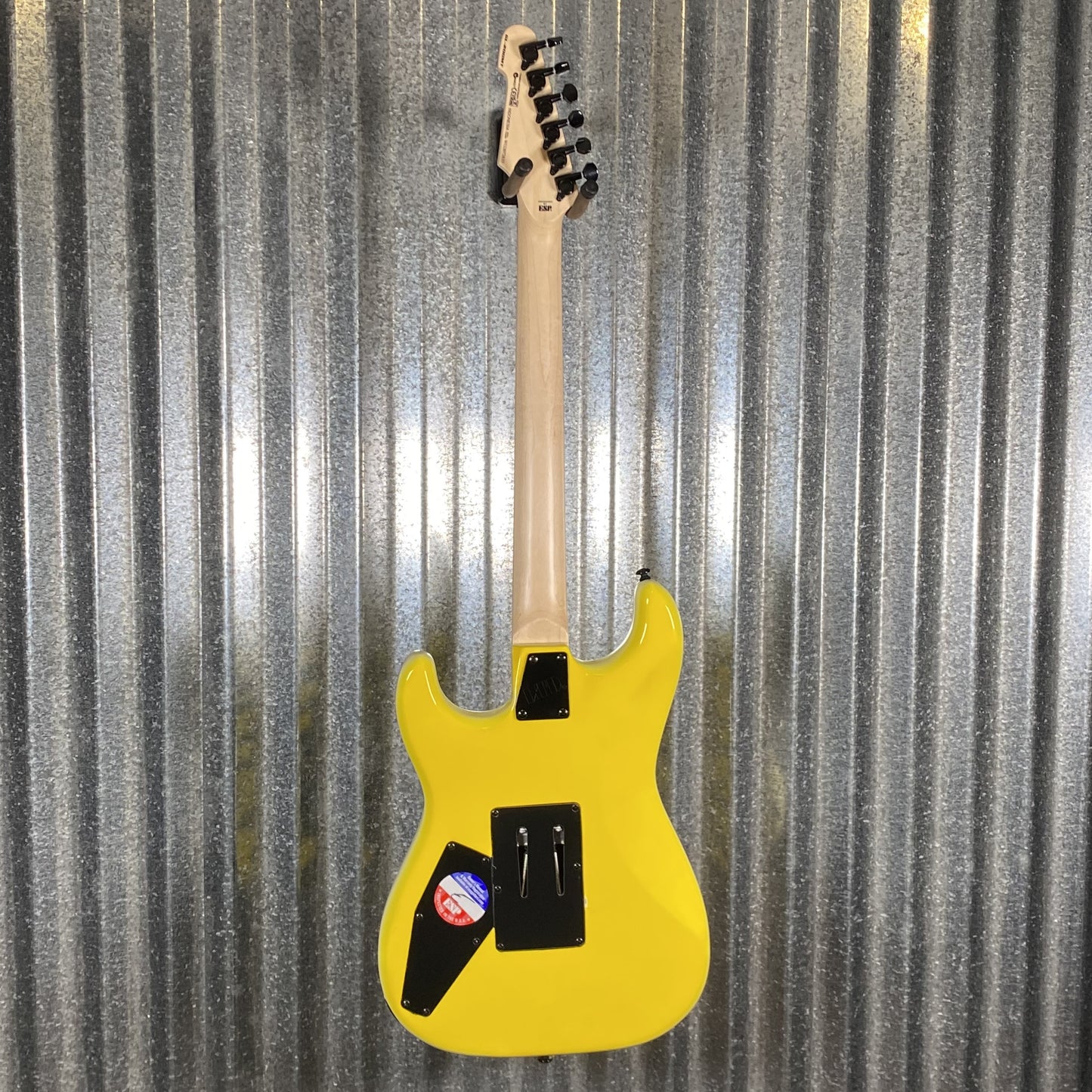 ESP LTD GL-200MT George Lynch Yellow Tiger Stripe Graphic Guitar LGL200MT #2635 Used