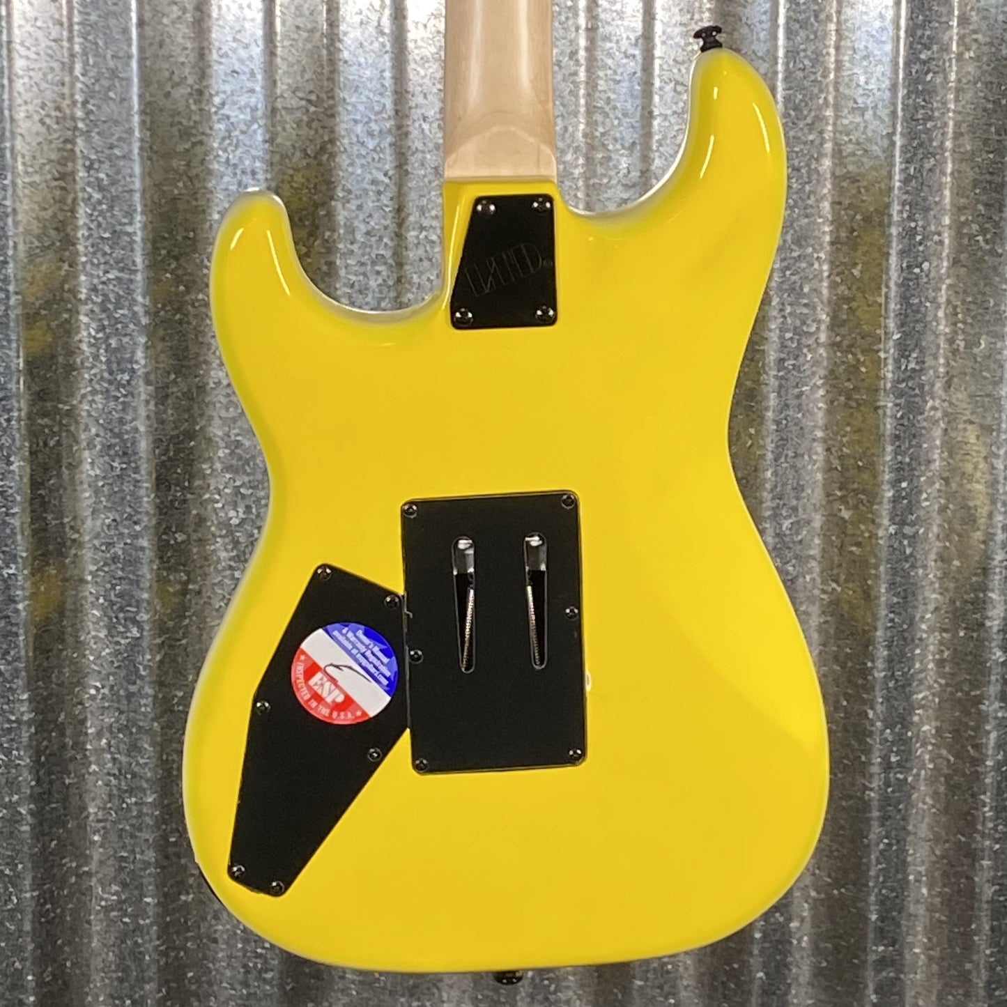 ESP LTD GL-200MT George Lynch Yellow Tiger Stripe Graphic Guitar LGL200MT #2635 Used