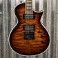 ESP LTD EC-1000 Evertune Bridge Dark Brown Sunburst Guitar LEC1000ETQMDBSB #2435 Used