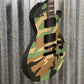 ESP LTD EC-1000 Woodland Camo Satin Fishman Fluence Guitar EC1000WCS #0314 Used