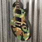 ESP LTD EC-1000 Woodland Camo Satin Fishman Fluence Guitar EC1000WCS #0314 Used