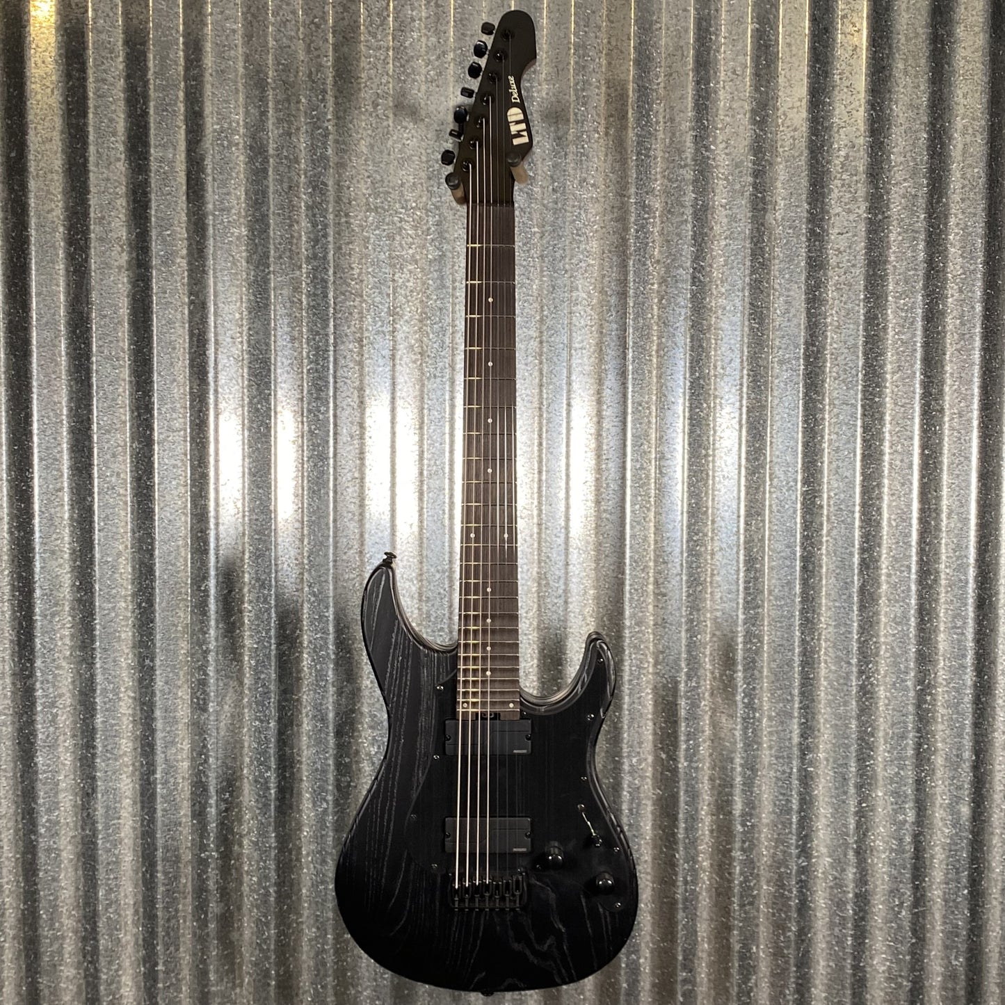 ESP LTD SN-1007B Hard Tail Black Blast Baritone Guitar LSN1007BHTBLKBLAST #0922 Used