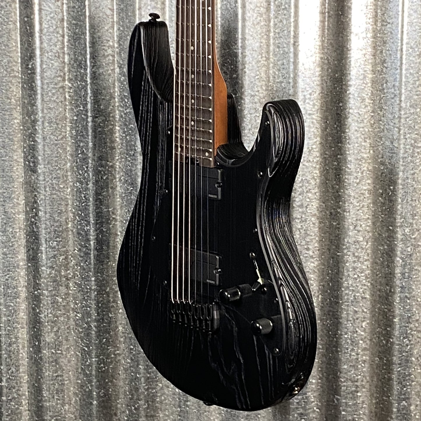 ESP LTD SN-1007B Hard Tail Black Blast Baritone Guitar LSN1007BHTBLKBLAST #0922 Used