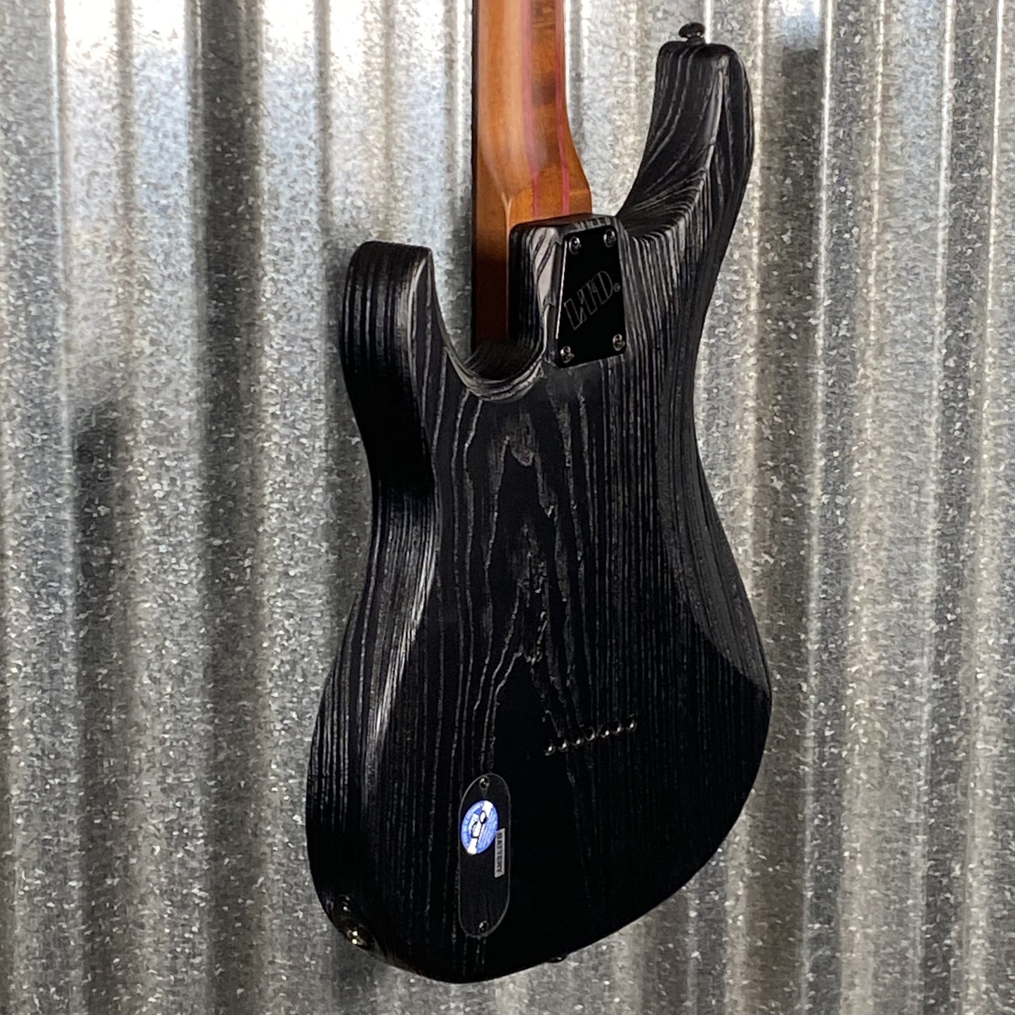 ESP LTD SN-1007B Hard Tail Black Blast Baritone Guitar LSN1007BHTBLKBLAST #0922 Used