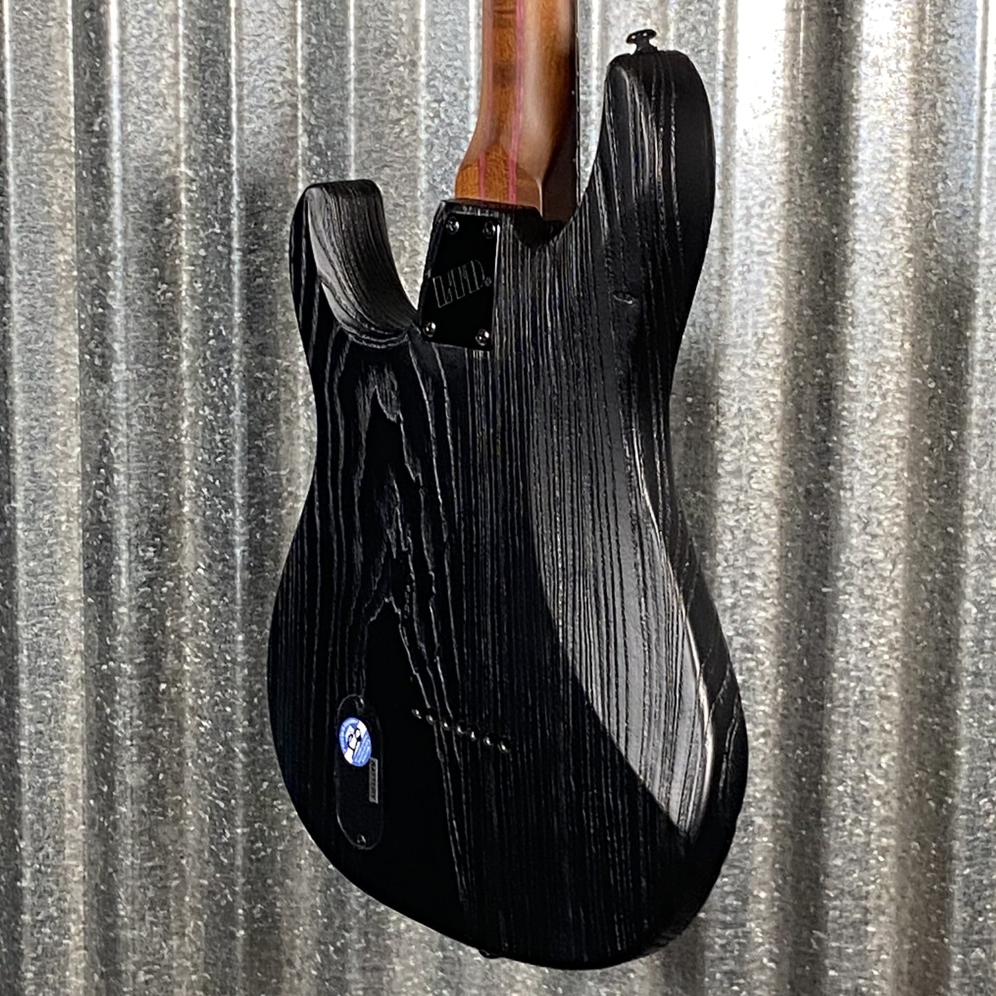 ESP LTD SN-1007B Hard Tail Black Blast Baritone Guitar LSN1007BHTBLKBLAST #0922 Used