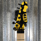 ESP LTD GL-200MT George Lynch Yellow Tiger Stripe Graphic Guitar LGL200MT #0075 Used