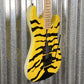 ESP LTD GL-200MT George Lynch Yellow Tiger Stripe Graphic Guitar LGL200MT #0075 Used