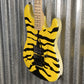 ESP LTD GL-200MT George Lynch Yellow Tiger Stripe Graphic Guitar LGL200MT #0075 Used