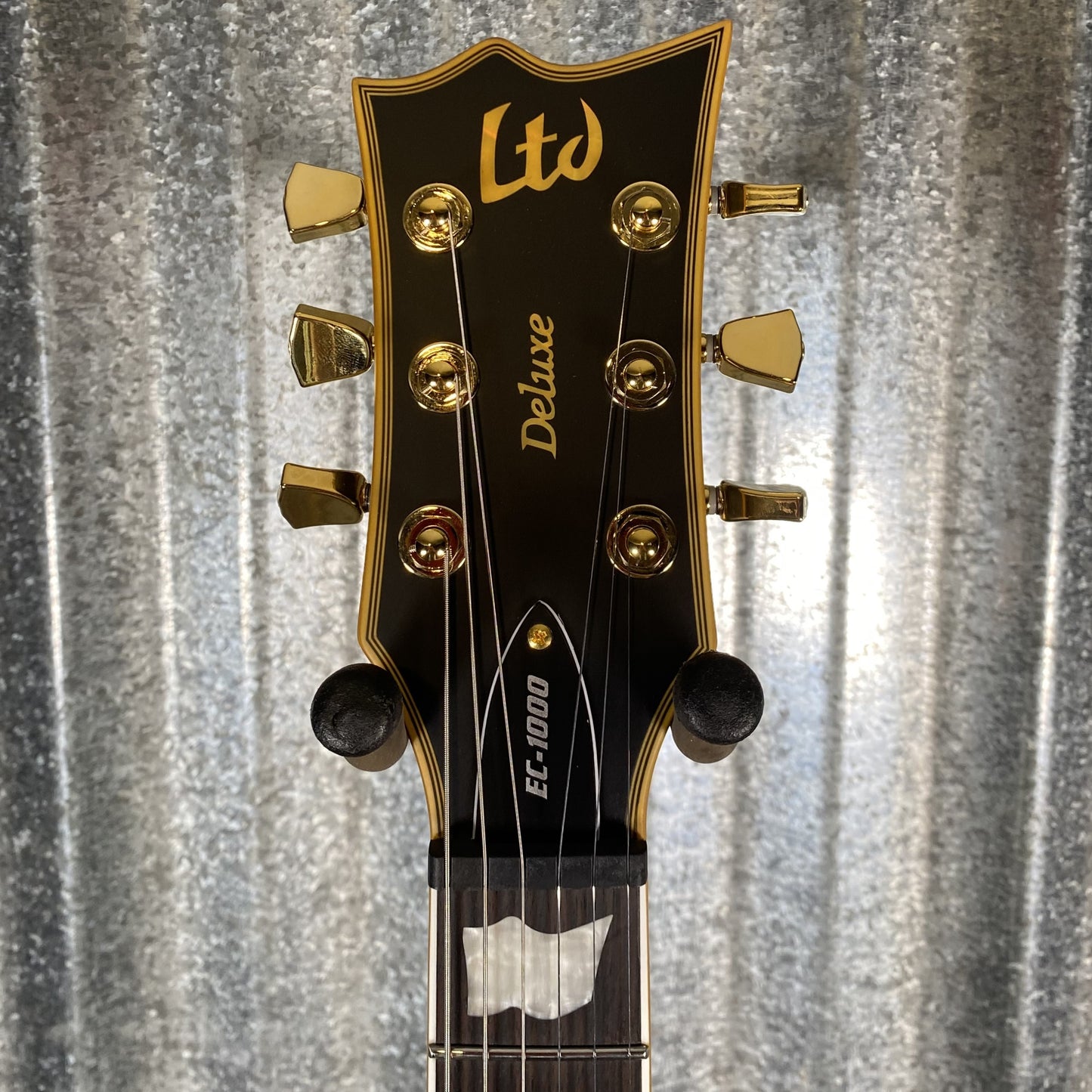 ESP LTD EC-1000 Vintage Black Seymour Duncan Guitar LEC1000VBD #0457 Used