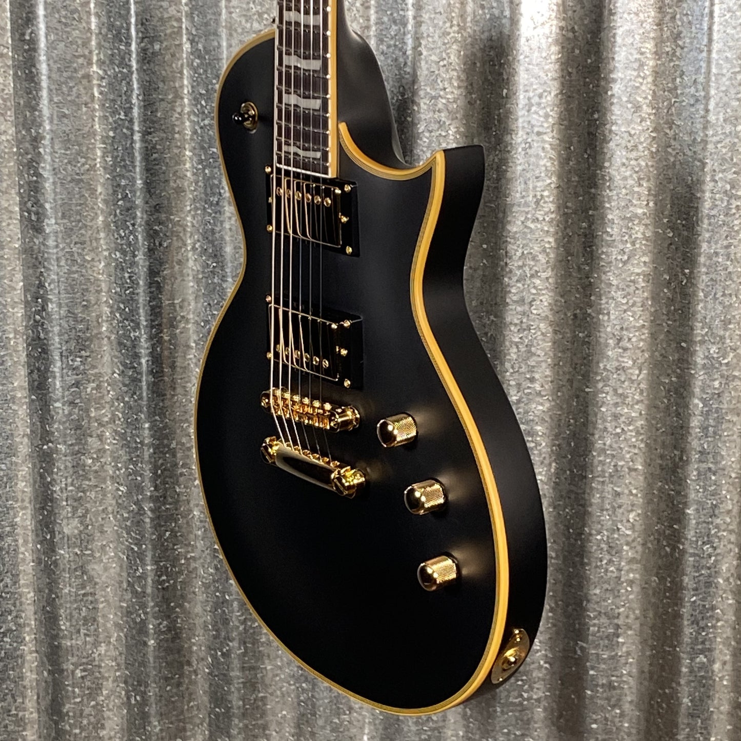 ESP LTD EC-1000 Vintage Black Seymour Duncan Guitar LEC1000VBD #0457 Used