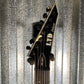 ESP LTD MH-1007 Evertune Black EMG 7 String Guitar LMH1007ETBLK #0543 Used