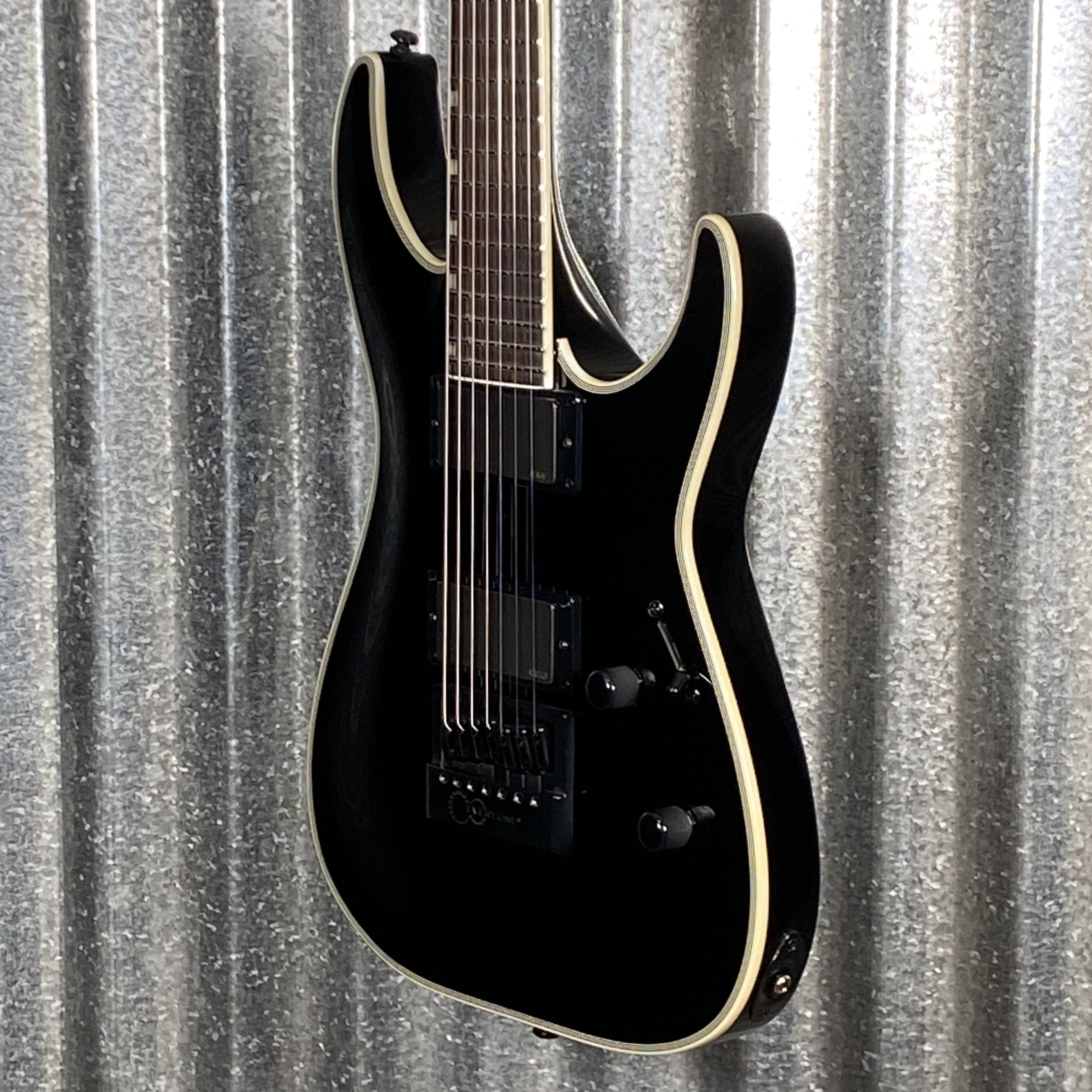 ESP LTD MH-1007 Evertune Black EMG 7 String Guitar LMH1007ETBLK