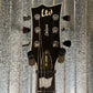 ESP LTD EC-1000 Evertune Bold Binding Black Satin Guitar LEC1000ETBBBLKS #0949 Used