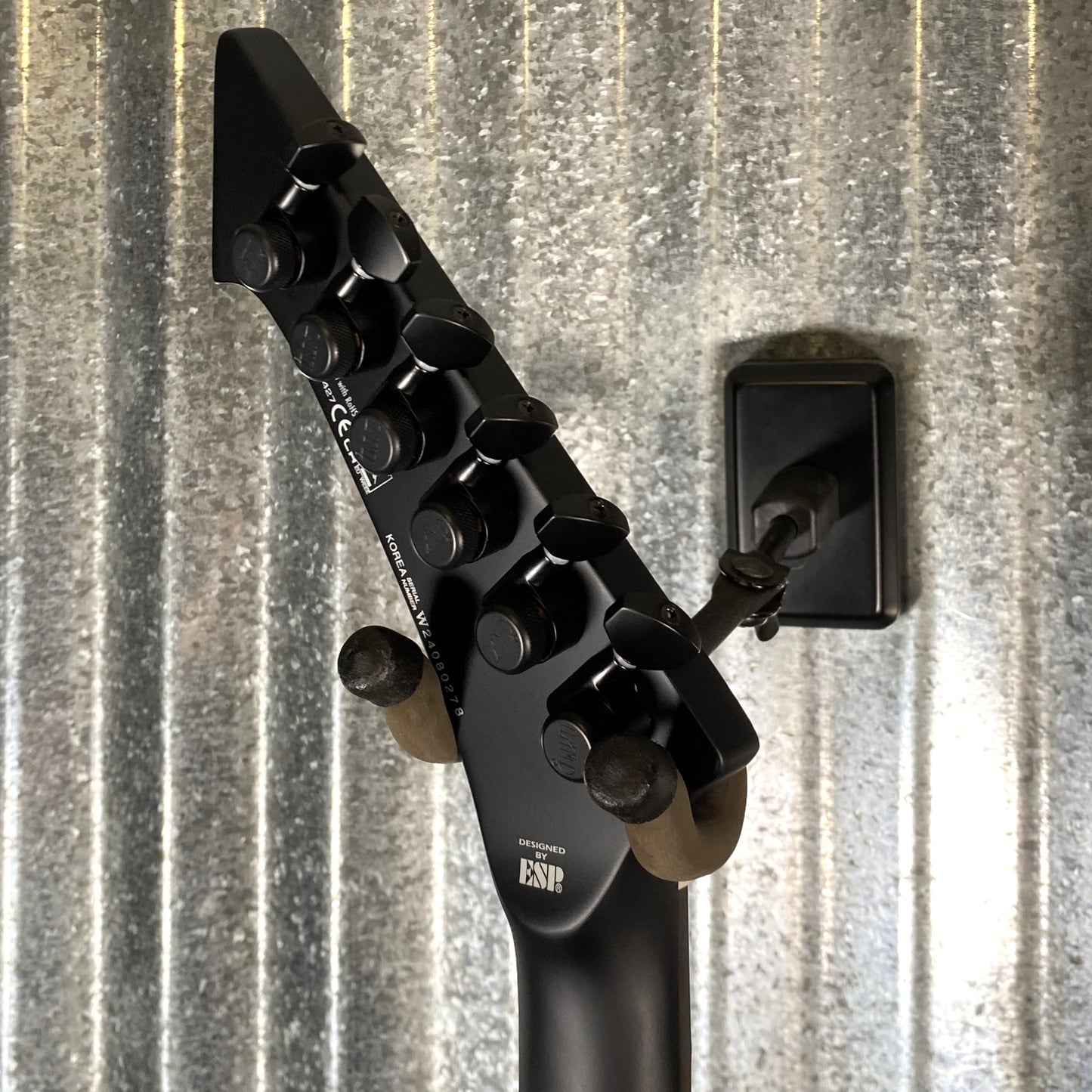 ESP LTD Snakebyte James Hetfield Black Satin EMG Guitar & Case LSNAKEBYTEBLKS #0278 Used