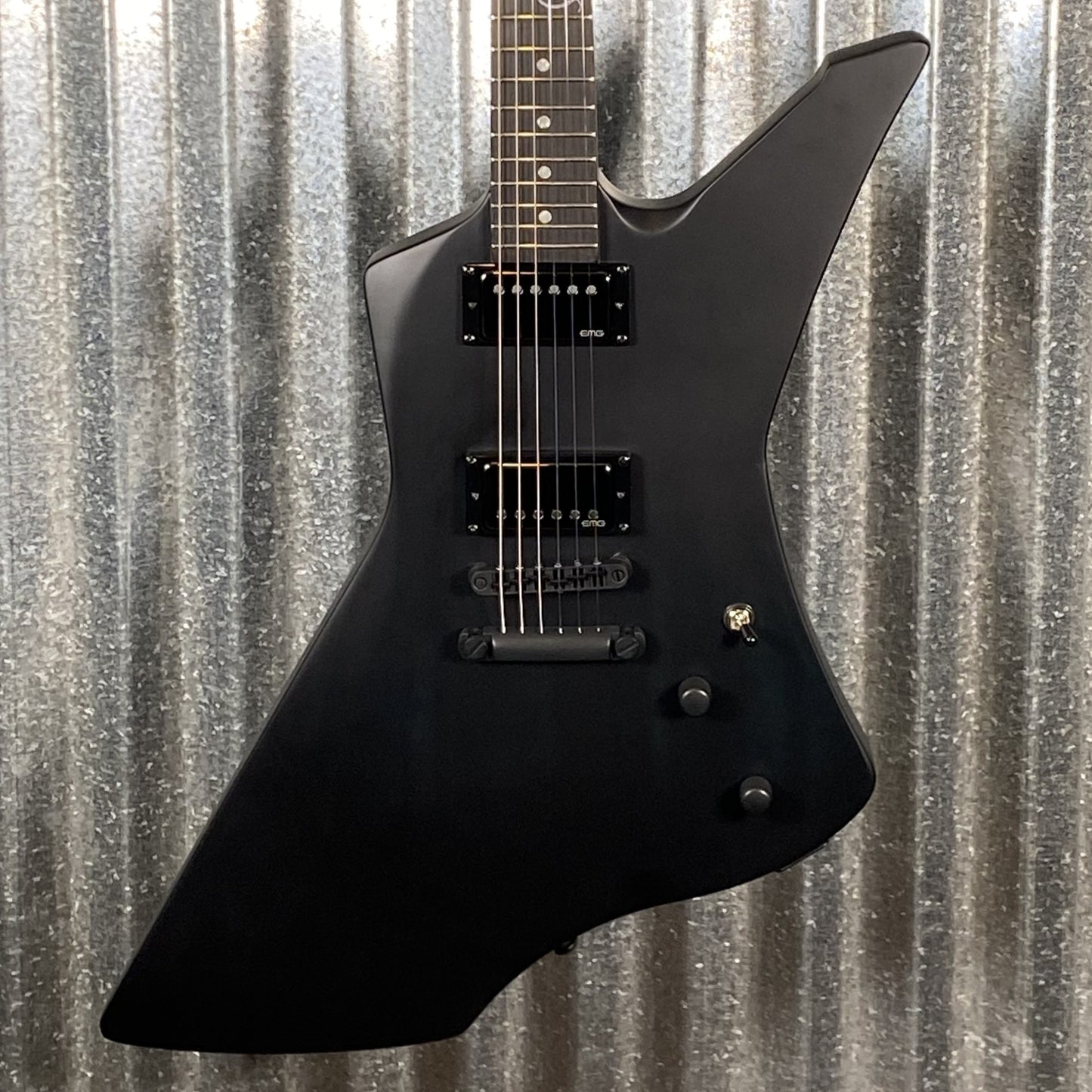 ESP LTD Snakebyte James Hetfield Black Satin EMG Guitar & Case LSNAKEBYTEBLKS #0278 Used