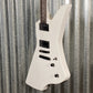 ESP LTD James Hetfield Snakebyte Snow White EMG Guitar & Case LSNAKEBYTESW #0048 Used