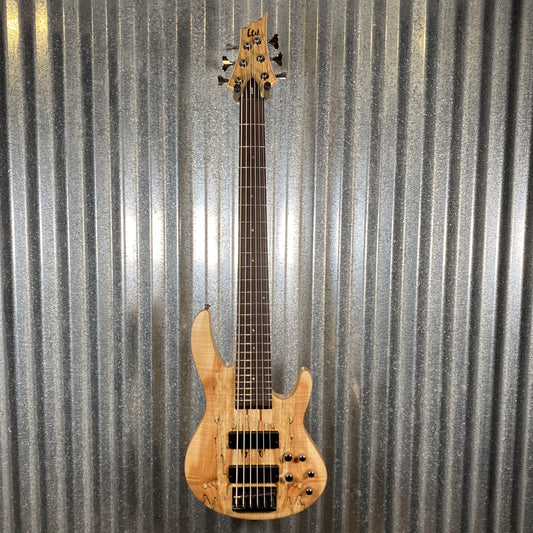 ESP LTD B-206SM Natural Satin 6 String Bass LB206SMNS #0038 Used