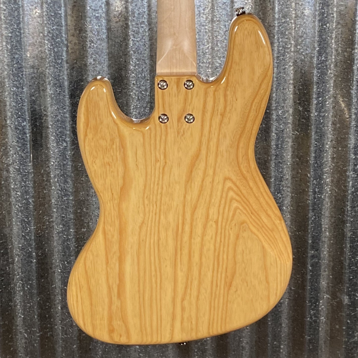 G&L USA Fullerton Deluxe JB MFD 4 String Jazz Bass Vintage Natural & Bag #4084
