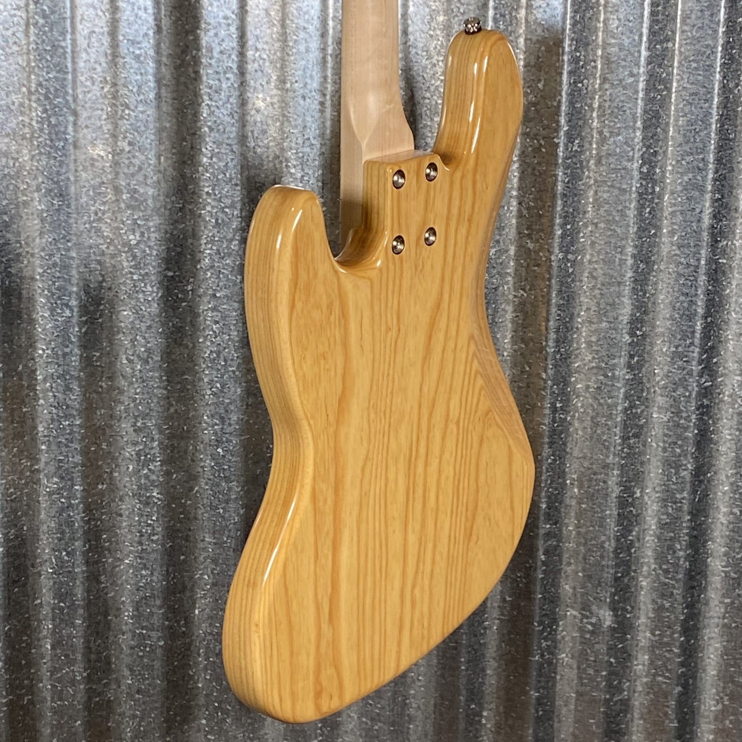 G&L USA Fullerton Deluxe JB MFD 4 String Jazz Bass Vintage Natural & Bag #4084