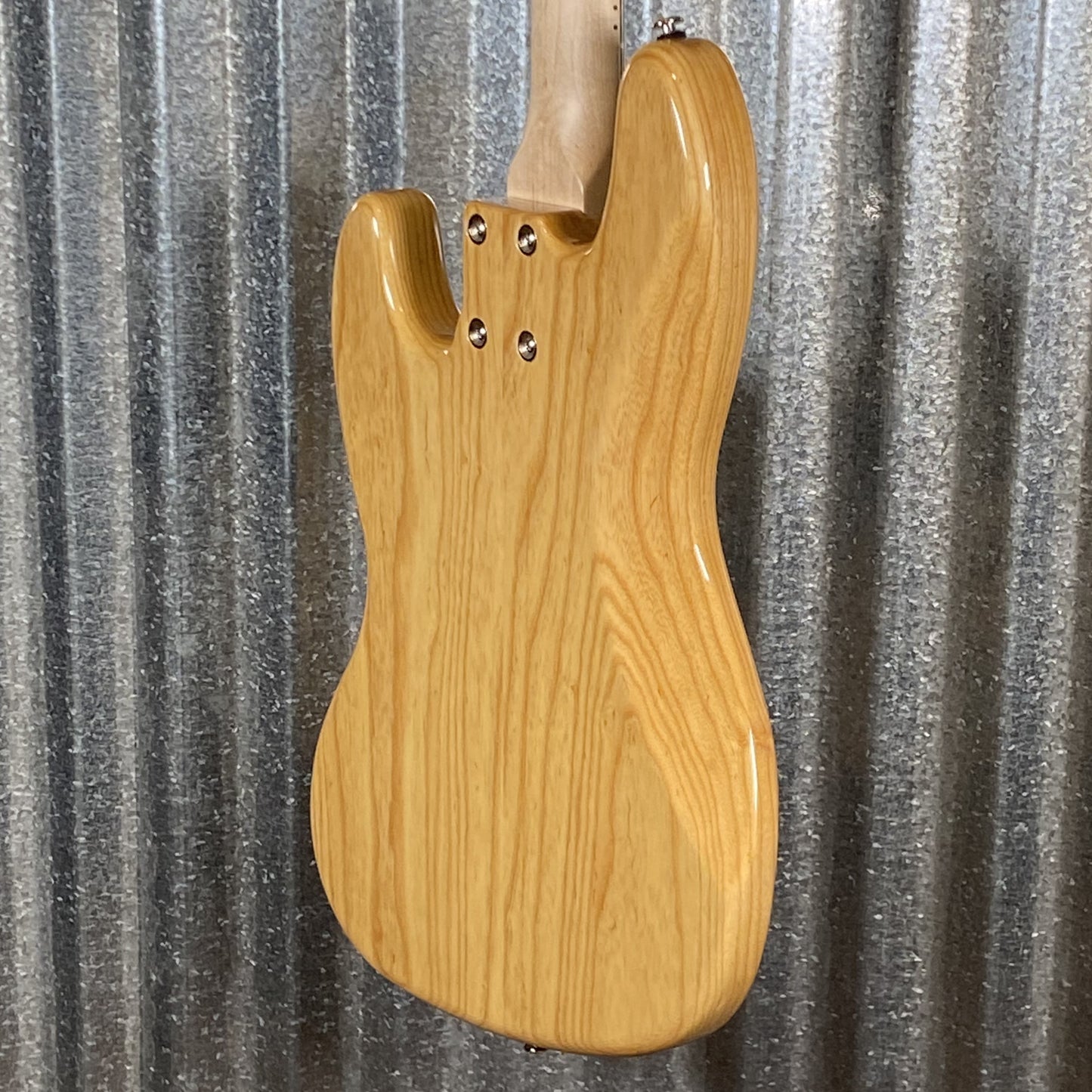 G&L USA Fullerton Deluxe JB MFD 4 String Jazz Bass Vintage Natural & Bag #4084