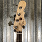 G&L USA Fullerton Deluxe JB MFD 4 String Jazz Bass Silver Metallic & Bag #4081