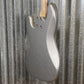 G&L USA Fullerton Deluxe JB MFD 4 String Jazz Bass Silver Metallic & Bag #4081