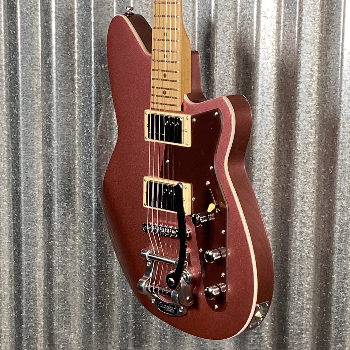 Reverend Jetstream HCB Bigsby Mulberry Mist Railhammer Guitar #67157