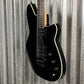 Reverend Kingbolt RA Blackout Edition Midnight Black Railhammer Guitar #66798