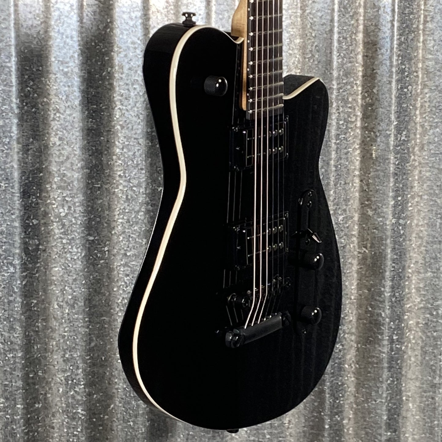 Reverend Charger RA Blackout Edition Midnight Black Railhammer Guitar #66783